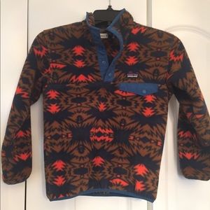 Boys Patagonia fleece pullover